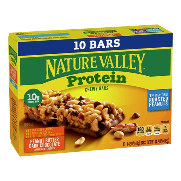 NATURE VALLEY  PEANUT BUTTER PROTEIN CHEWY BAR 14.2 OZ