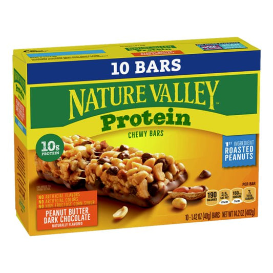 NATURE VALLEY  PEANUT BUTTER PROTEIN CHEWY BAR 14.2 OZ