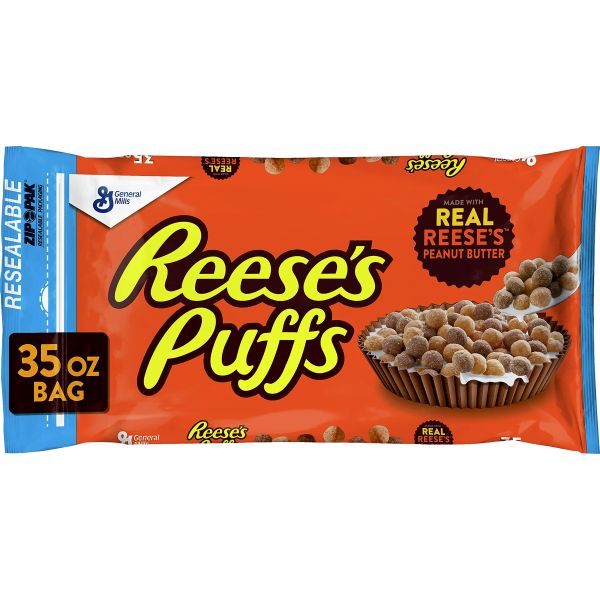 GEN MILLS REESE PUFFS CEREAL BAG 35oz