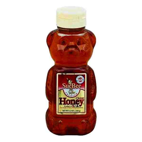 SUE BEE CLOVER HONEY SQUEEZ BEAR 12OZ