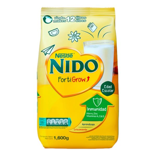 NIDO INSTAN MILK POWDER FORTI GROW POUCH 1600gr xxCBxx
