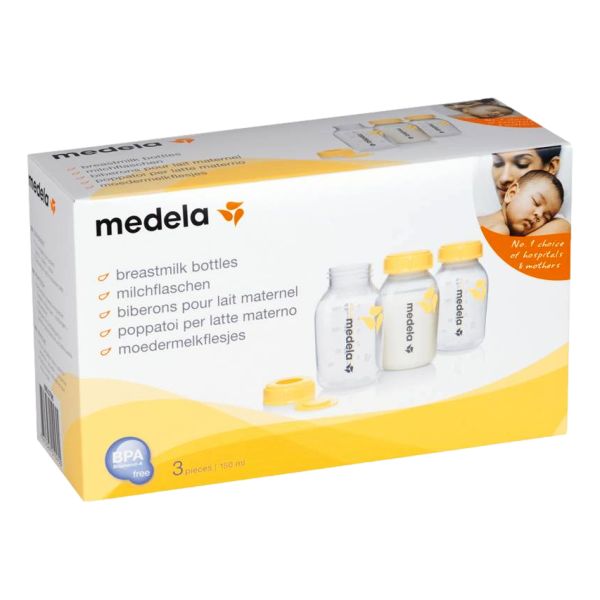 MADELA BREAST MILK BOTTLE 5OZ  SET OF 3