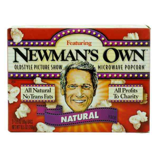 NEWMANS NATURAL POPCORN 3pk 10.5oz