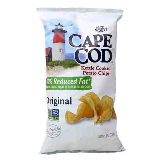 CAPE COD  40% LESS FAT ORIGINAL  CHIPS 8oz