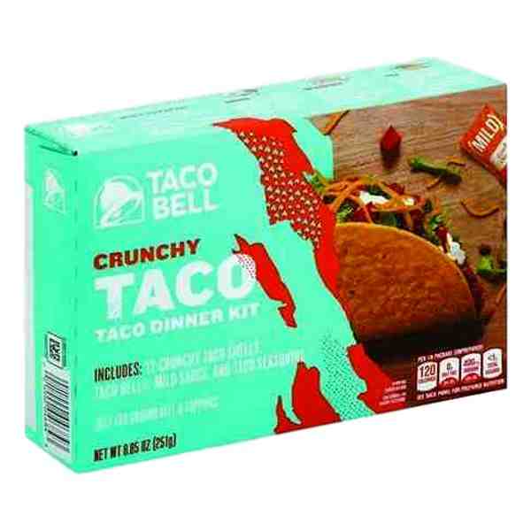 TACO BELL CRUNCHY DINNER KIT 8.85oz