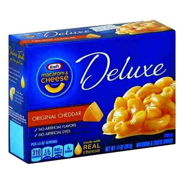 DELUXE MACARONI & CHEESE ORIGINAL CHEDDAR 14oz