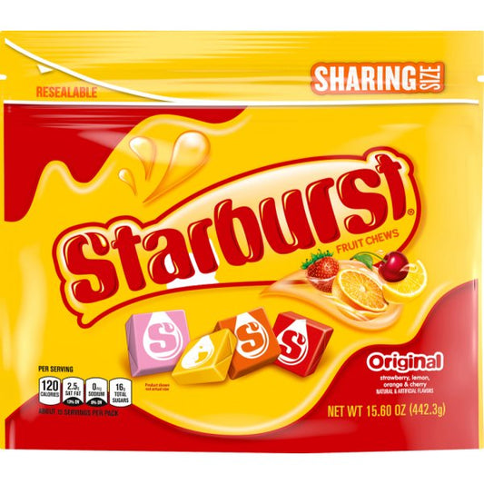 STARBURST CHEWY ORIGINAL CANDIES 15.6oz