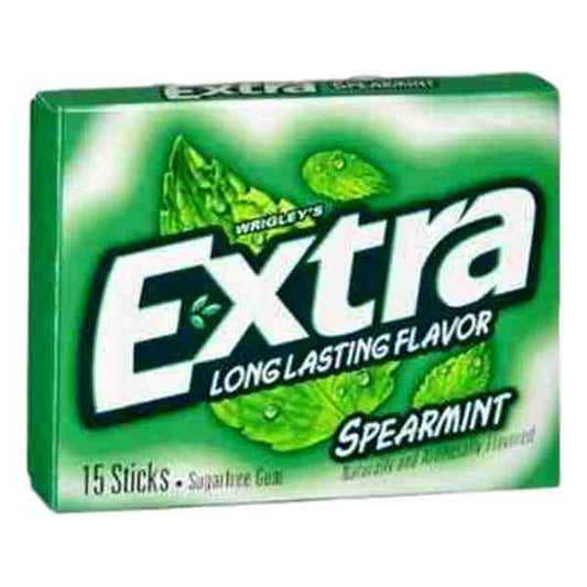 EXTRA 15 STK SPEARMINT SLIM PACK 12/10 BX