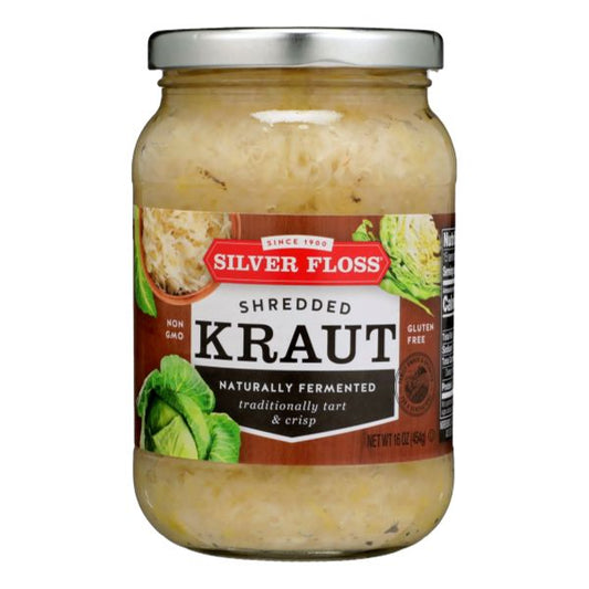 SILVER  FLOSS  SAUERKRAUT 16oz