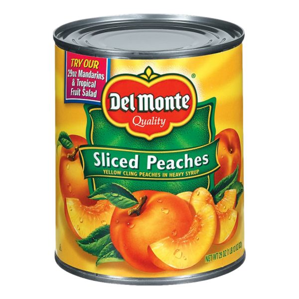 DEL MONTE SLICED PEACHES CAN 29oz