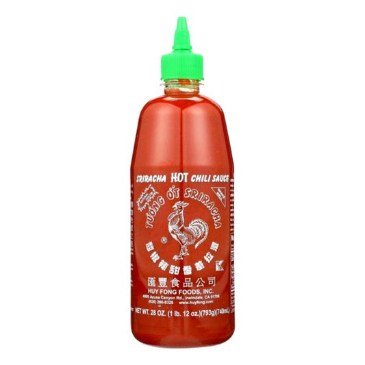 HUY FONG SRIRACHA HOT CHILI SAUCE 28 OZ