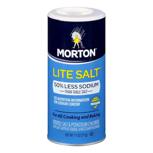 MORTON LESS SODIUM LITE SALT 11 OZ