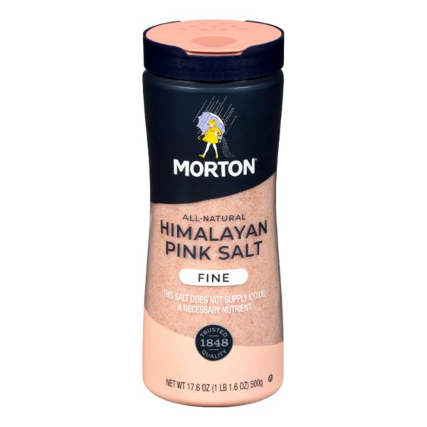 MORTON	FINE  HIMALAYAN PINK SALT 17.6 OZ