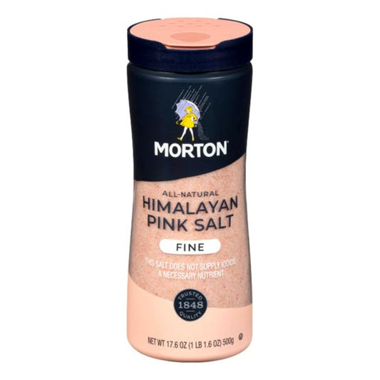 MORTON	FINE  HIMALAYAN PINK SALT 17.6 OZ