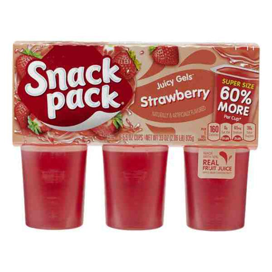 SNACK PACK SUPER STRAWBERRY 33oz