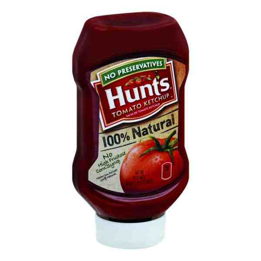 HUNTS KETCHUP 100% NATURAL SQUEEZE 20oz