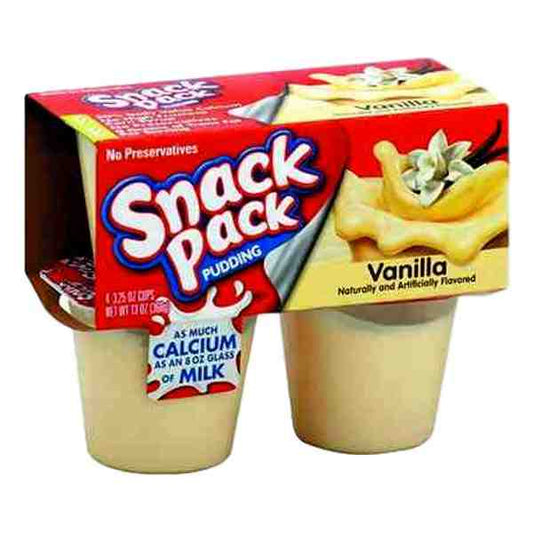 SNACK PACK VANILLA PUDDING 4 pk