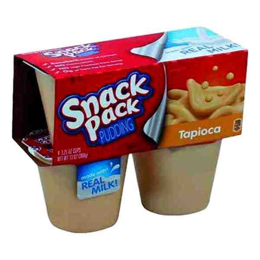 SNACK PACK PUDDING TAPIOCA 4PK 13oz