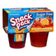 SNACK PACK JUICY GELS STRAWBERRY ORANGE SUGAR FREE 13oz 4 pk