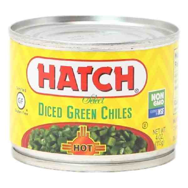 HATCH CHILI CHILE DICED GREEN HOT 4oz