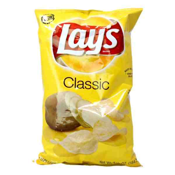 LAYS CLASSIC POTATO CHIPS 8 OZ