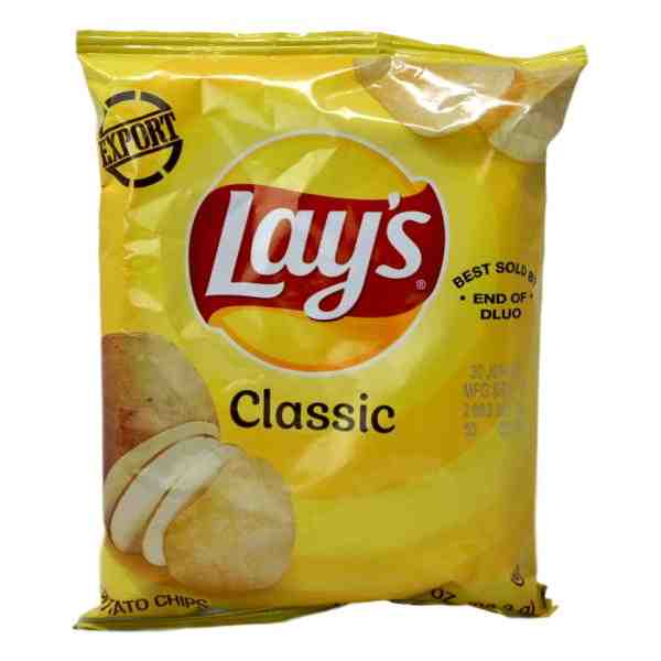 LAYS POTATO CHIPS REGULAR 1oz