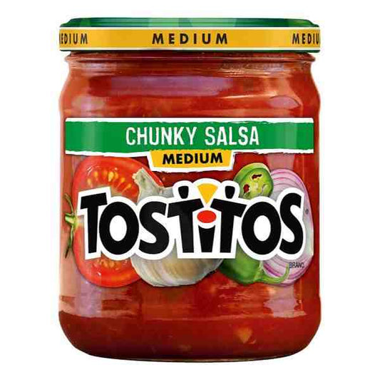 TOSTITOS CHUNKY SALSA MEDIUM 12/15.5oz