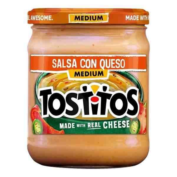 TOSTITOS SALSA CON QUESO (MEDIUM) DIP 12/15oz