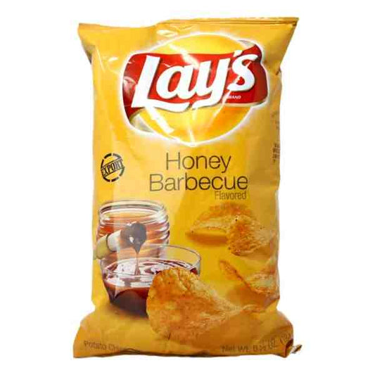 LAYS POTATOE CHIPS HONEY BARBECUE 6.5oz