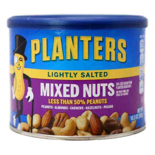 PLANTERS MIXED NUTS UNSALTED 10.3oz
