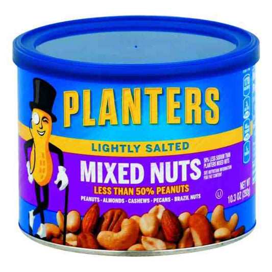 PLANTERS MIXED NUTS LIGHTLY SALTED 10.3oz