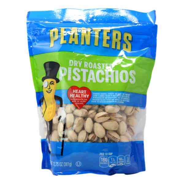 PLANTERS DRY ROASTED PISTACHIO 12.75OZ