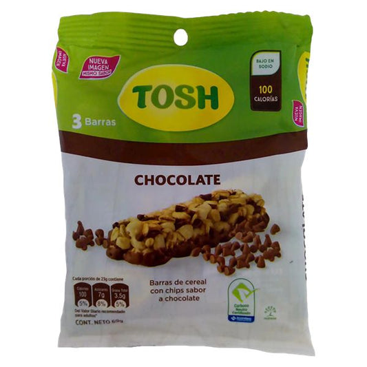 TOSH CHOCOLATE BARRA DE CEREAL 69 G