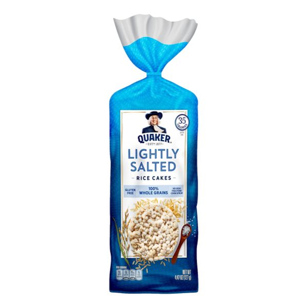 QUAKER RICE CAKE LIGHTLY SALTED 4.47oz