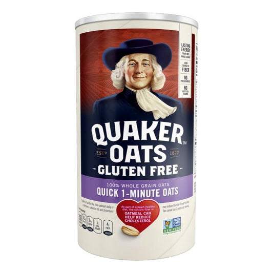 QUAKER QUICK OATS REGULAR  GLUTEN FREE  18OZ