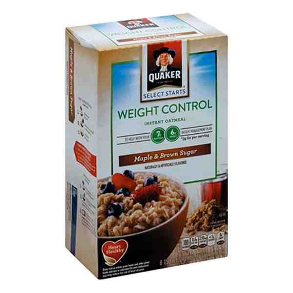 QUAKER INST OATML FIBER&PROTEIN MAPLE BROWN SUG 12.1oz