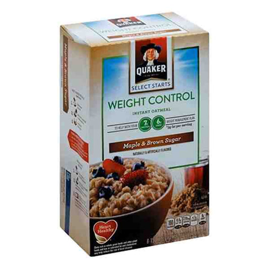 QUAKER INST OATML FIBER&PROTEIN MAPLE BROWN SUG 12.1oz