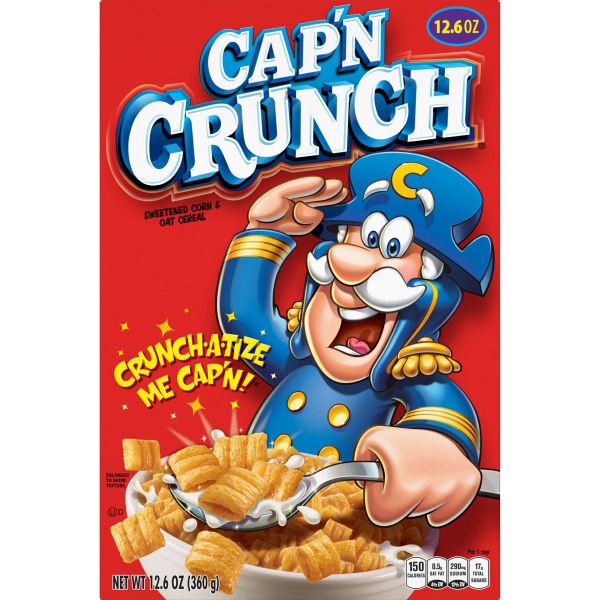 QUAKER CAPTAIN CRUNCH RED BOX 12.6oz