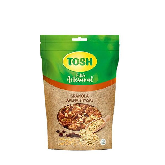 TOSH GRANOLAS AVENA Y PASAS 300 GR
