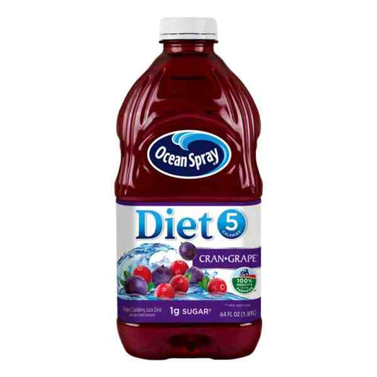 OCEAN SPRAY DIET CRANBERRY GRAPE JUICE 64oz