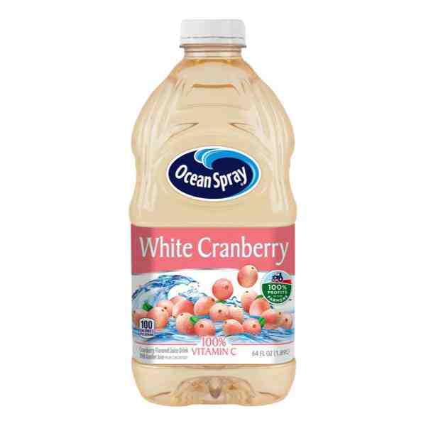 OCEAN SPRAY WHITE CRANBERRY JUICE 64oz