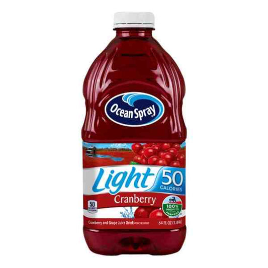 OCEAN SPRAY LIGHT CRANBERRY COCKTAIL 64oz