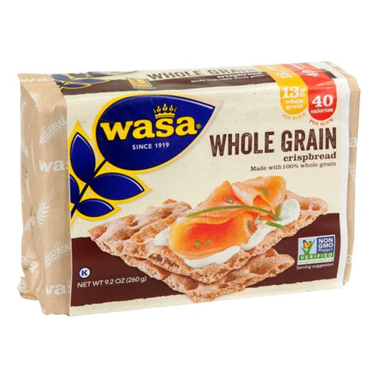 WASA WHOLE GRAIN CRISPBREAD 9.2oz