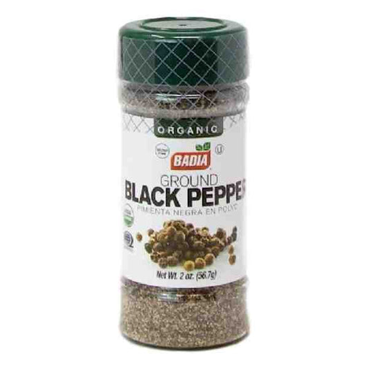 ORGANIC GROUND BLACK PEPPER 2oz