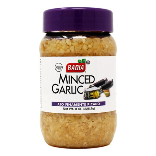 GARLIC MINCED IN WATER 8oz