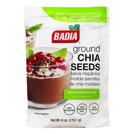 CHIA SEEDS GROUND SMALL BAG 6oz
