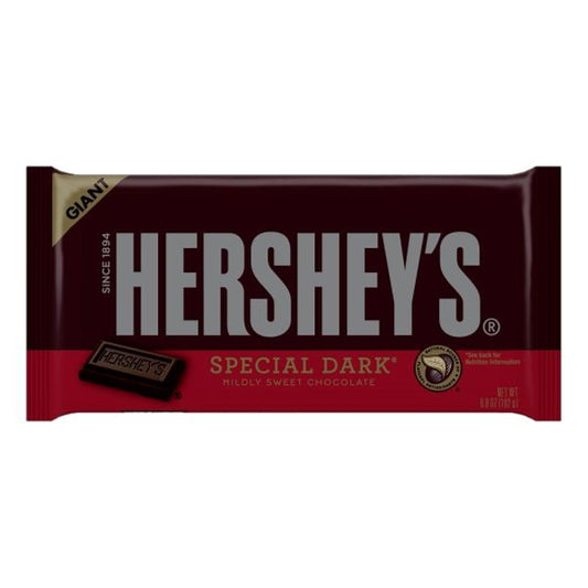 HERSHEYS GIANT DARK MILK CHOCOLATE BAR 6.8oz