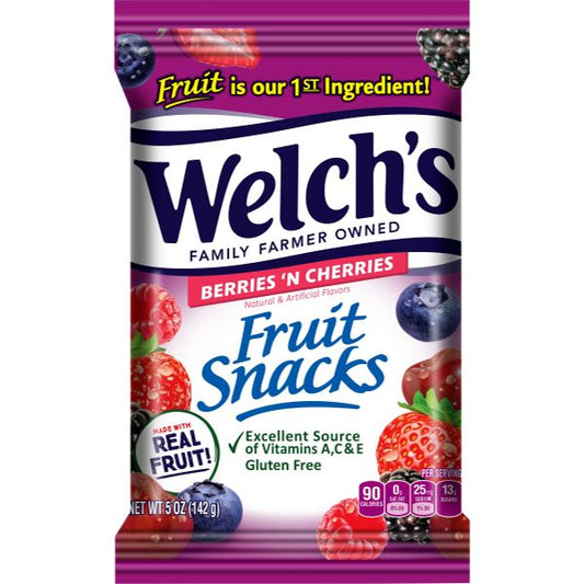 WELCH'S BERRIES CHERRIES 5 OZ