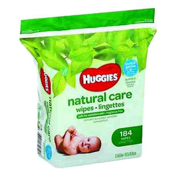 HUGGIES NATURAL CARE WIPES FF REFILL 184ct