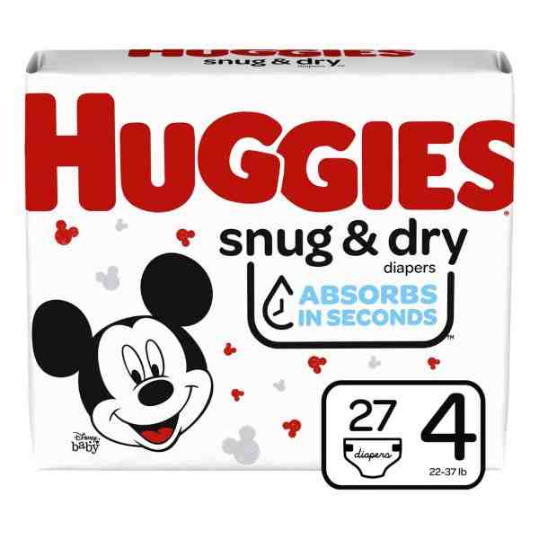 HUGGIES SNUG & DRY SIZE 4 30ct